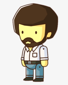 Cartoon Character Of Bob Ross Hd Png Download Kindpng - bob ross roblox