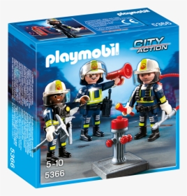 Fire Rescue Crew - Playmobil City Action Bomberos, HD Png Download, Free Download