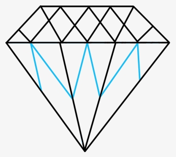 How To Draw Diamond - Diamonds Drawing, HD Png Download, Free Download