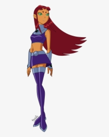 Starfire - Starfire Teen Titans Animated, HD Png Download, Free Download