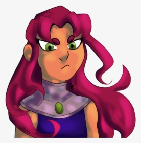 Starfire Doodle - Cartoon, HD Png Download, Free Download