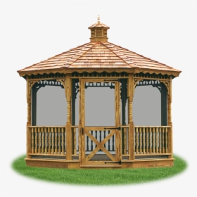 Screened In Wooden Gazebo, HD Png Download, Free Download