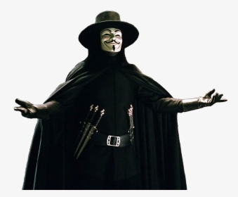 Transparent V For Vendetta Mask Png - V For Vendetta Transparent, Png Download, Free Download
