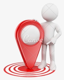 D People In - Location Marker 3d Png, Transparent Png, Free Download