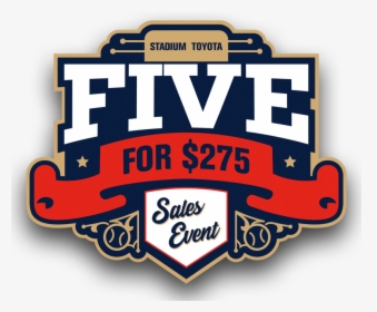 Stadium Toyota Five For $275 Sales Event - Jack In The Box, HD Png Download, Free Download