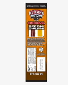 Individual Original Beef & Cheese Snack Stick - Old Trapper, HD Png Download, Free Download