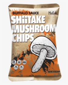Mushroom Chips Packaged - Mudlark Mushroom Chips Shiitake, HD Png Download, Free Download
