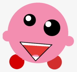Messed Up Kirby Smiley - Messed Up Kirby, HD Png Download, Free Download