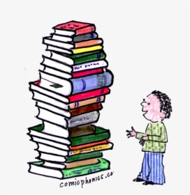 Transparent Pile Of Books Png - Cartoon Picture Of Many Books, Png Download, Free Download