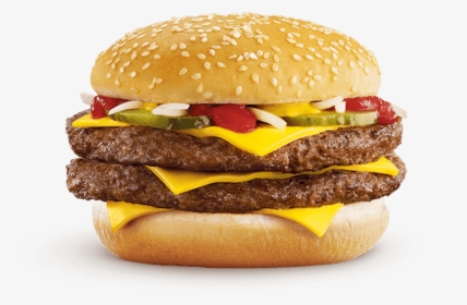 Mcdonalds Double Quarter Pounder With Cheese, HD Png Download, Free Download