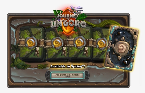 Hearthstone Journey To Un Goro, HD Png Download, Free Download
