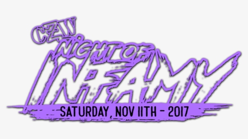 Czw Night Of Infamy 2017, HD Png Download, Free Download