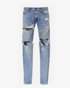 Indigo Fear Of God Jeans, HD Png Download, Free Download