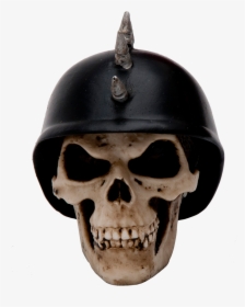 Das German Helmet Skull Custom Knob / Filter Topper - Skull, HD Png Download, Free Download