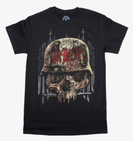 Skull Collage Slayer T-shirt - Slayer Anthrax, HD Png Download, Free Download