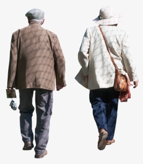Old Man Walking Png, Transparent Png, Free Download
