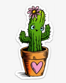 Cute Cactus Png - Transparent Cute Cactus Stickers, Png Download - kindpng