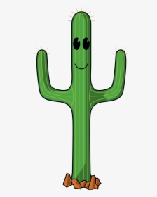 Animated Cactus Png Transparent Png , Png Download - Transparent Background Cactus Cartoon, Png Download, Free Download