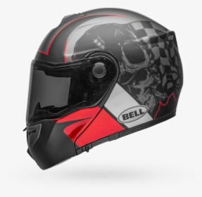 Bell Srt Modular Street Helmet Hart Luck Skull Gloss - Bell Srt Hart Luck, HD Png Download, Free Download