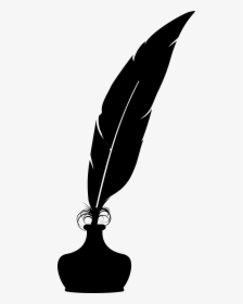Clipart - Feather Pen Clipart Png, Transparent Png, Free Download