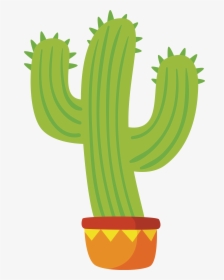 Mexican Cuisine Euclidean Vector - Cactus Cartoon Png, Transparent Png, Free Download