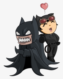 Batman Clipart Svg - Catwoman And Batman Anime, HD Png Download, Free Download