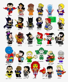 Chibi Dc Superheroes, HD Png Download, Free Download