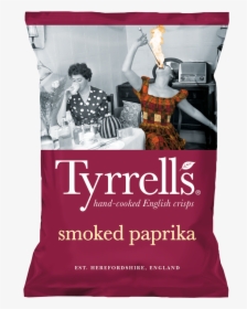 Smoked Paprika - Tyrrells Sea Salt And Black Pepper, HD Png Download, Free Download