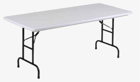 White 6 Inch Party Table - Rectangle Plastic Table, HD Png Download, Free Download