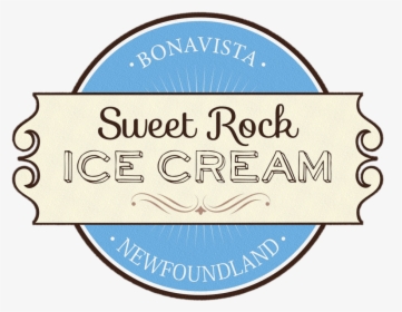 Sweet Rock Ice Cream Logo With Text "sweet Rock Ice - Sign, HD Png Download, Free Download
