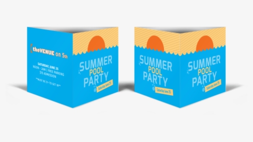 Summer Pool Party Table Talker Template Preview - Box, HD Png Download, Free Download