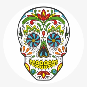 La Calavera Catrina Day Of The Dead Human Skull Symbolism - Transparent Background Sugar Skull Clipart, HD Png Download, Free Download