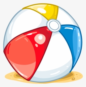 Beach Ball Clipart Circle Transparent Clip Art Png - Beach Ball Png Cartoon, Png Download, Free Download