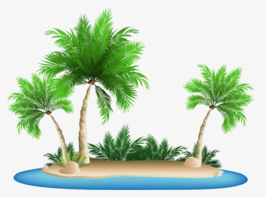 Kokopo Bungalow Resort Palm - Palm Tree Island Png, Transparent Png, Free Download