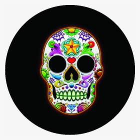 Tire Cover Sugar Skull, HD Png Download, Free Download