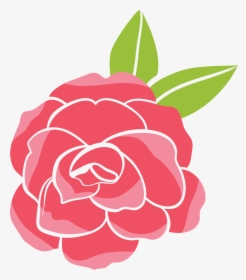 Garden Roses Beach Rose Cartoon Clip Art - Flower Rose Cartoon Png, Transparent Png, Free Download