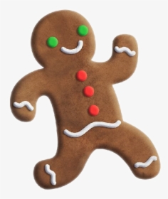 Running Gingerbread Man Transparent Image - Running Gingerbread Man Clipart, HD Png Download, Free Download