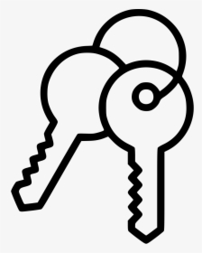 Keys White Icon Png, Transparent Png, Free Download