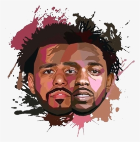 Kendrick Lamar And J Cole , Png Download - J Cole Fantasies Ft Kendrick Lamar, Transparent Png, Free Download