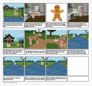 Gingerbread Man Storyboard, HD Png Download, Free Download