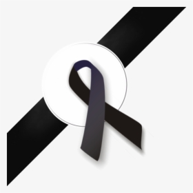 Transparent Mourning Clipart - Black Ribbon Png Transparent, Png Download, Free Download