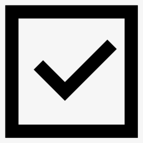 Yes You Read This Correctly, A Checkbox - Tick Symbol In A Box, HD Png Download, Free Download
