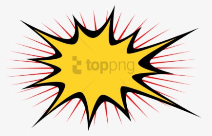Comic Background Png - Explosion Comic Png, Transparent Png, Free Download