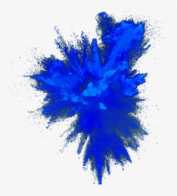 Blue Explosion Png - Blue Powder Explosion Png, Transparent Png, Free Download