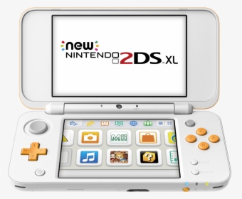 White Orange - Nintendo 2ds Xl Orange And White, HD Png Download, Free Download