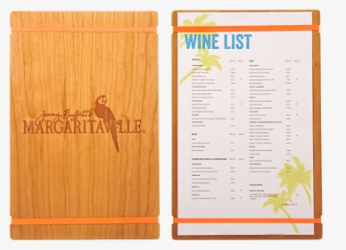 Wine List Covers - Menu With Rubber Band, HD Png Download, Free Download