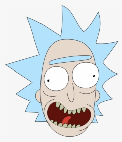 Rick Face Png - Rick And Morty Ricks Face, Transparent Png, Free Download