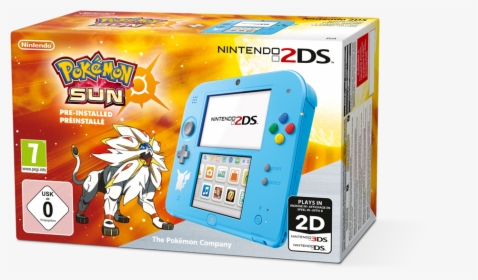 Special Edition Pokemon Sun - Nintendo 2ds Pokemon Sun, HD Png Download, Free Download