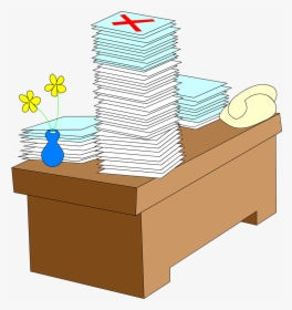 Stack Of Clipart Cartoon - Transparent Stack Of Papers Clipart, HD Png Download, Free Download