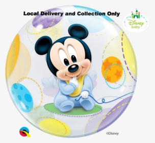Baby Mickey Mouse Bubble Balloon Clipart , Png Download - Baby Mickey Mouse Balloons, Transparent Png, Free Download